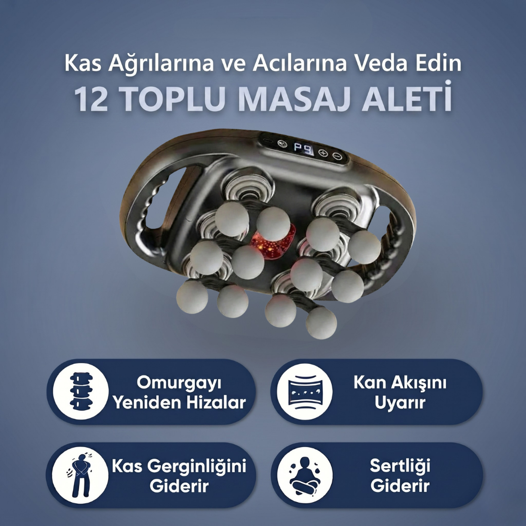 Masaj Başlıklı Profesyonel Terapi Cihazı