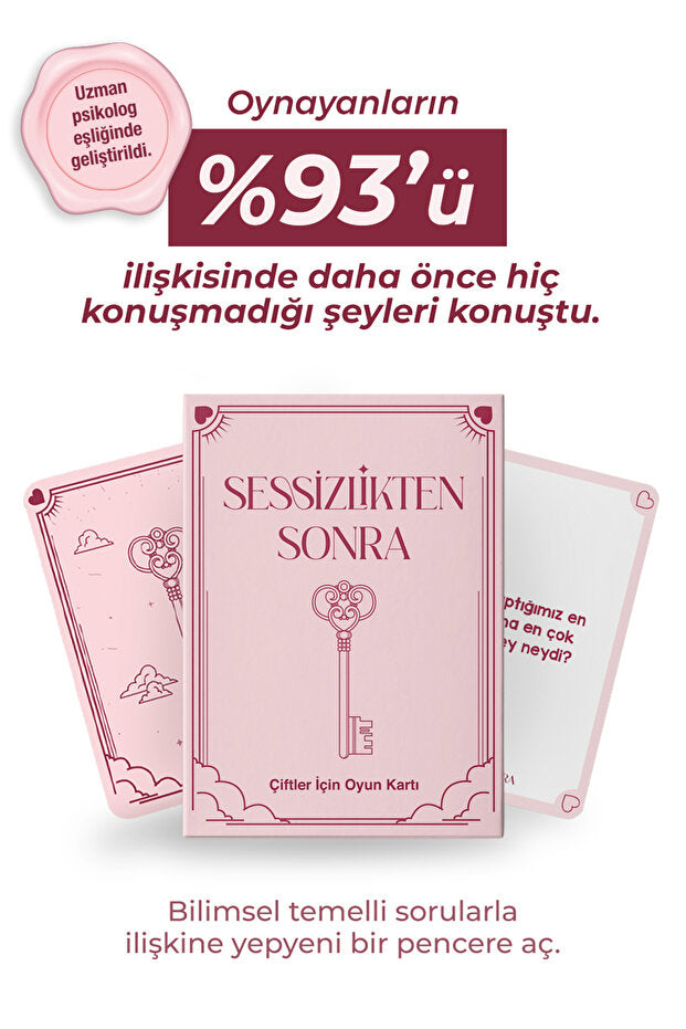 İlişki Kurtarıcı Kart Oyunu (50 Soru)
